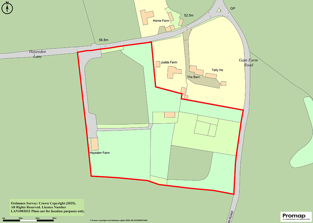 Lot: 44477 - LAND WITH STABLES AND DERELICT BARN -